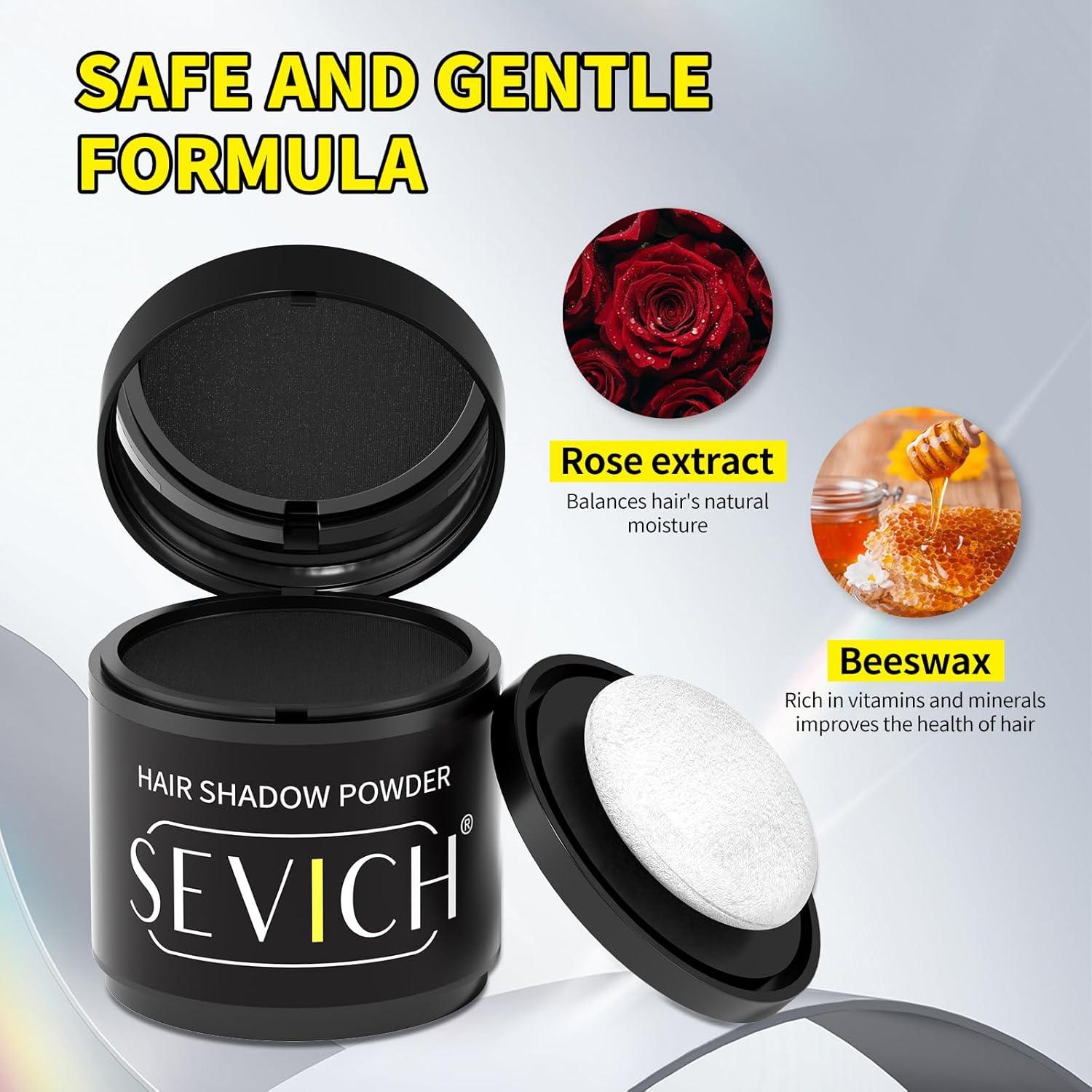 Polvo para Cabello Sevich 10g Marrón Oscuro - Cubre Raíces