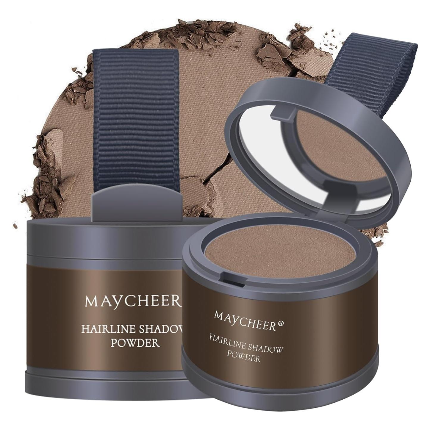 Polvo para Retoque de Raíces FREEORR - Marrón Oscuro 2 Unidades