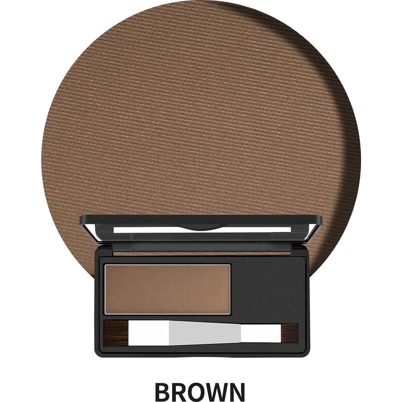 Kit de Polvo para Sombra de Cabello Boobeen - Marrón, 12.5x6.9cm