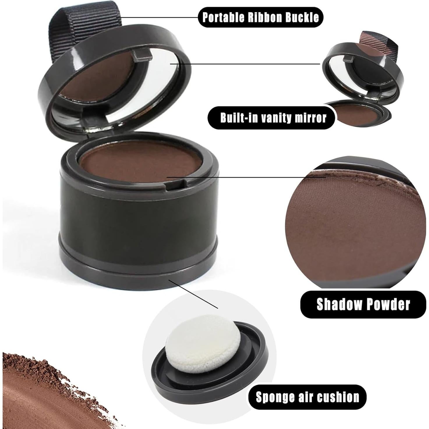 Kit de Polvo para Raíces PPPanYiDi - 3 Colores, Impermeable