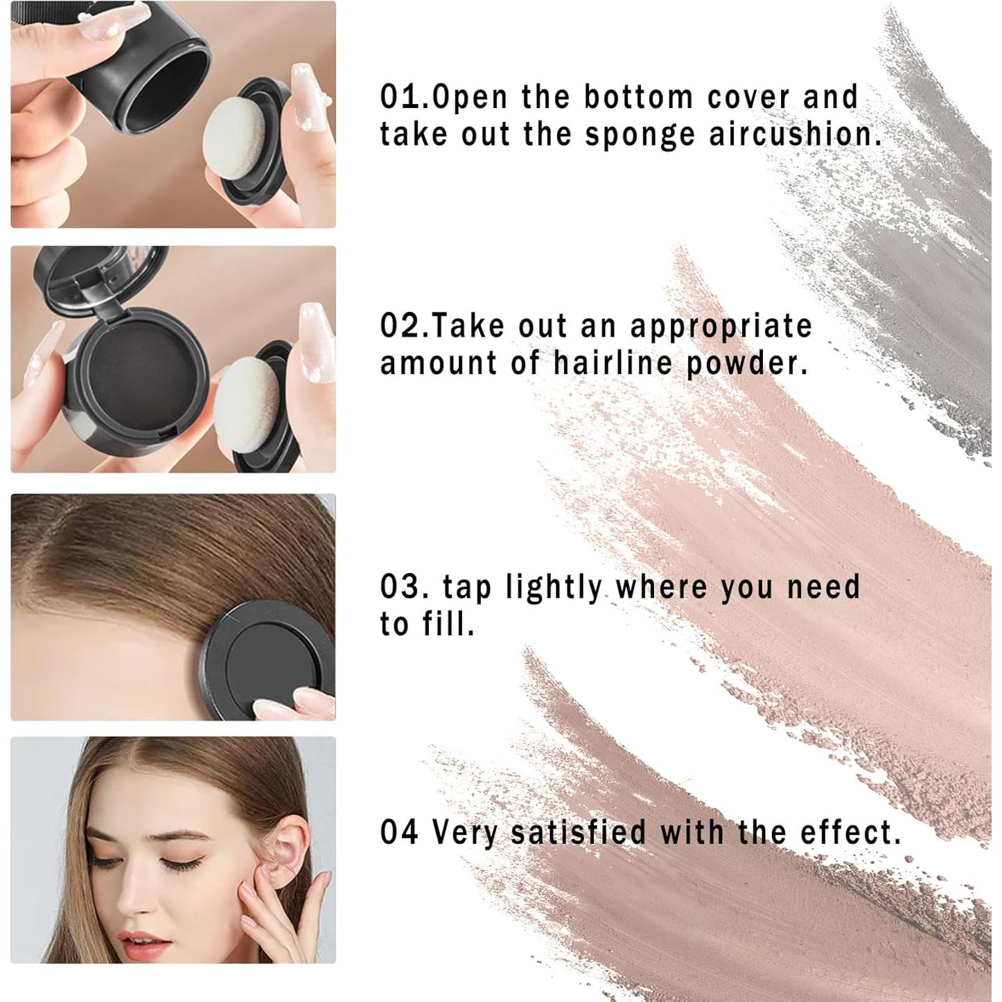 Kit de Polvo para Raíces PPPanYiDi - 3 Colores, Impermeable