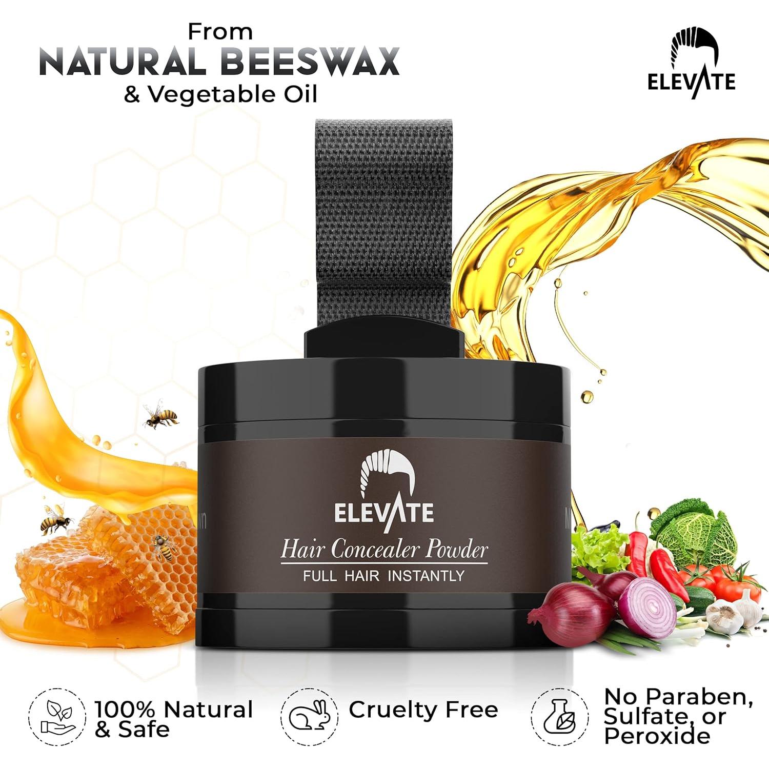 Polvo para Cabello ELEVATE Marrón Medio - Cobertura Instantánea