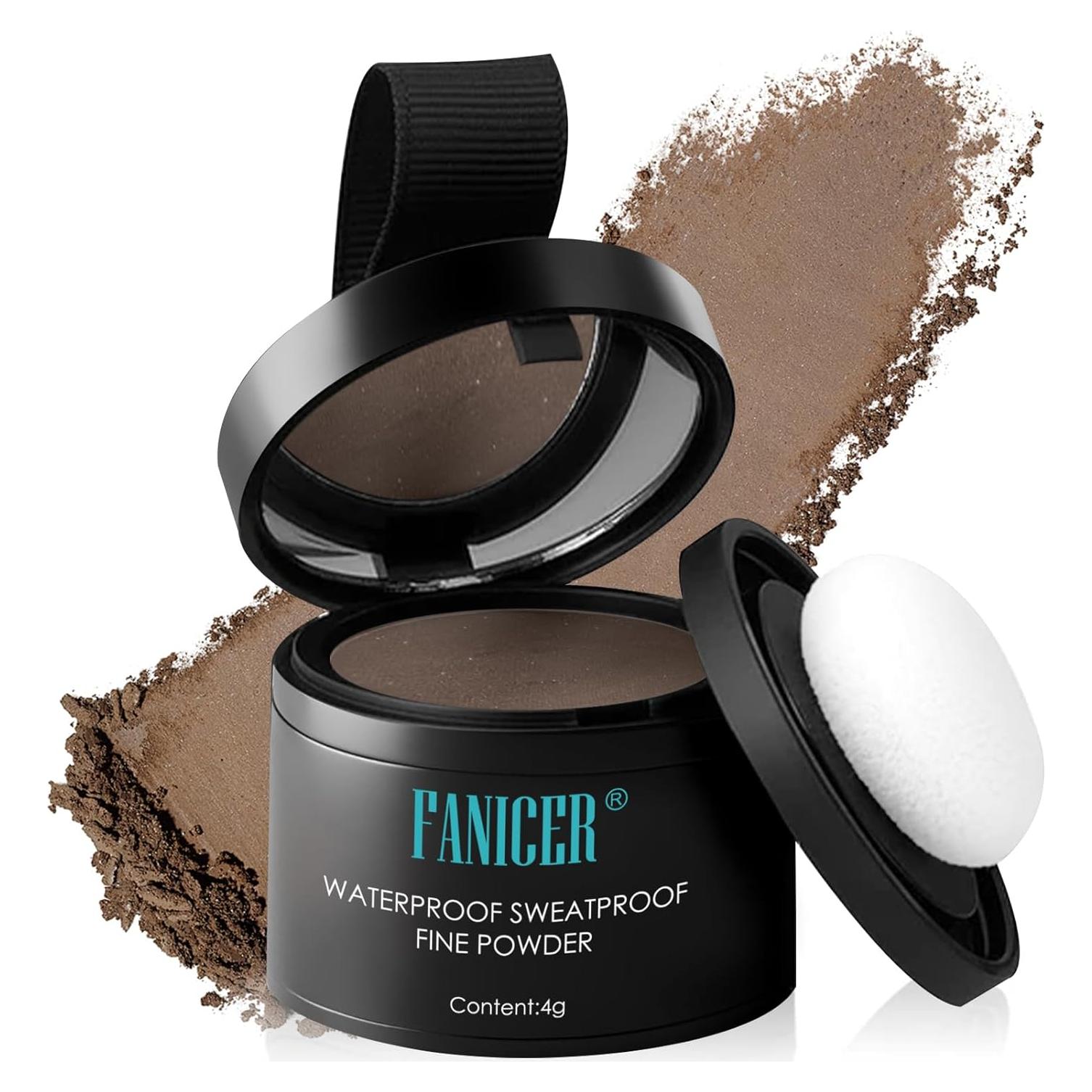 Polvo para Línea de Cabello Nailgelicer - Marrón Oscuro 32g