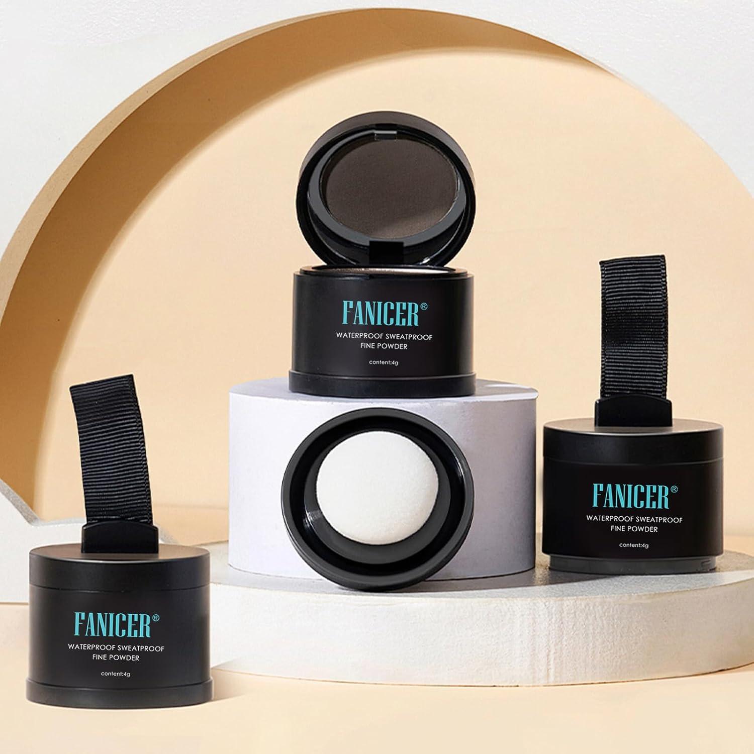 Polvo para Línea de Cabello Nailgelicer - Marrón Oscuro 32g