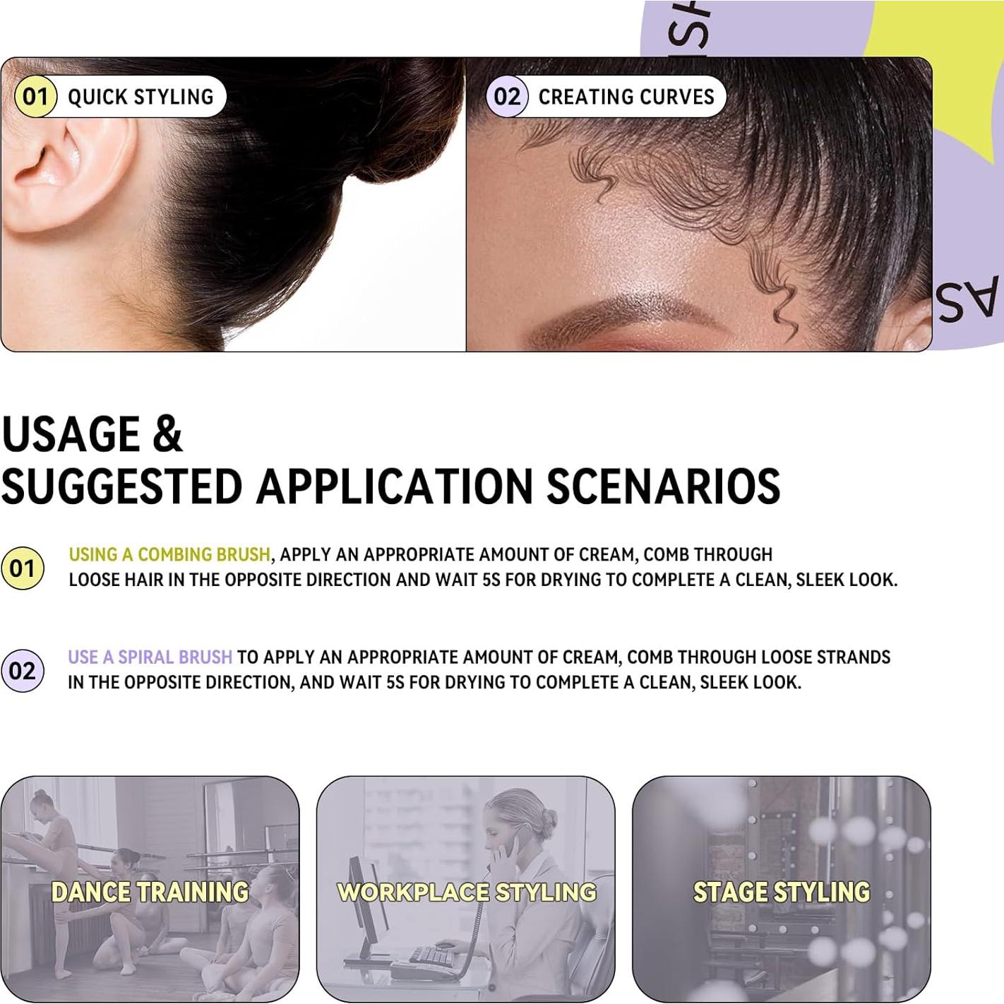 Stick para Terminar el Cabello BestLand 2 Pcs - Control Frizz