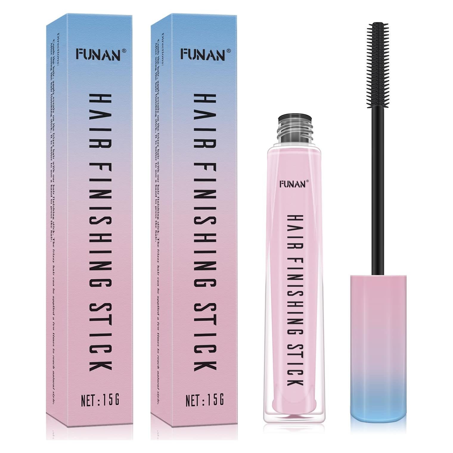 Stick para Terminar el Cabello FUNAN 2 Paquetes 14g Rosa