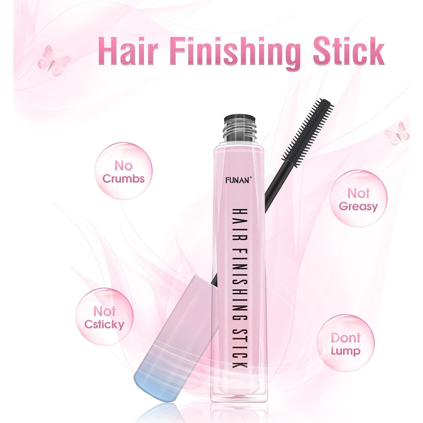 Stick para Terminar el Cabello FUNAN 2 Paquetes 14g Rosa