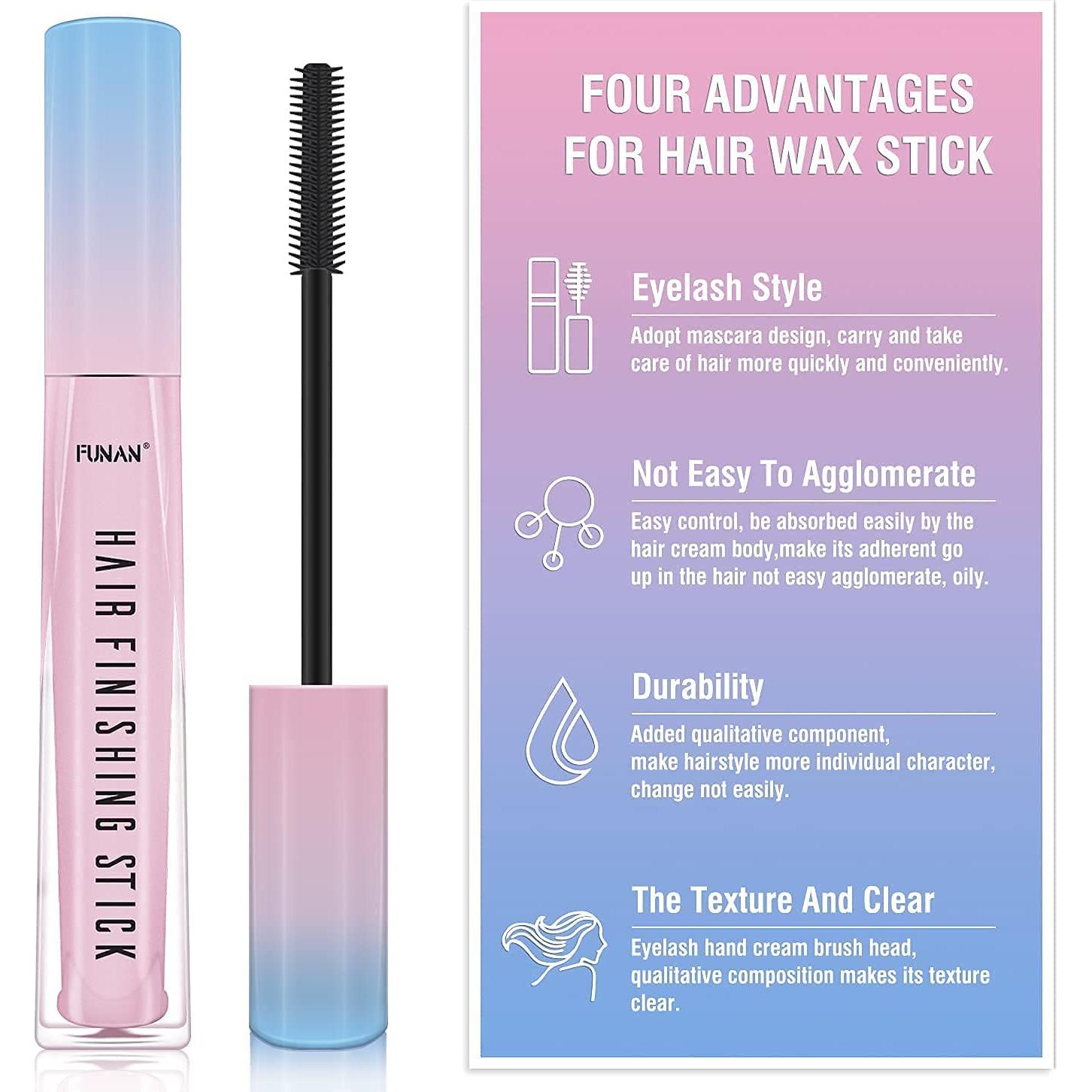 Stick para Terminar el Cabello FUNAN 2 Paquetes 14g Rosa