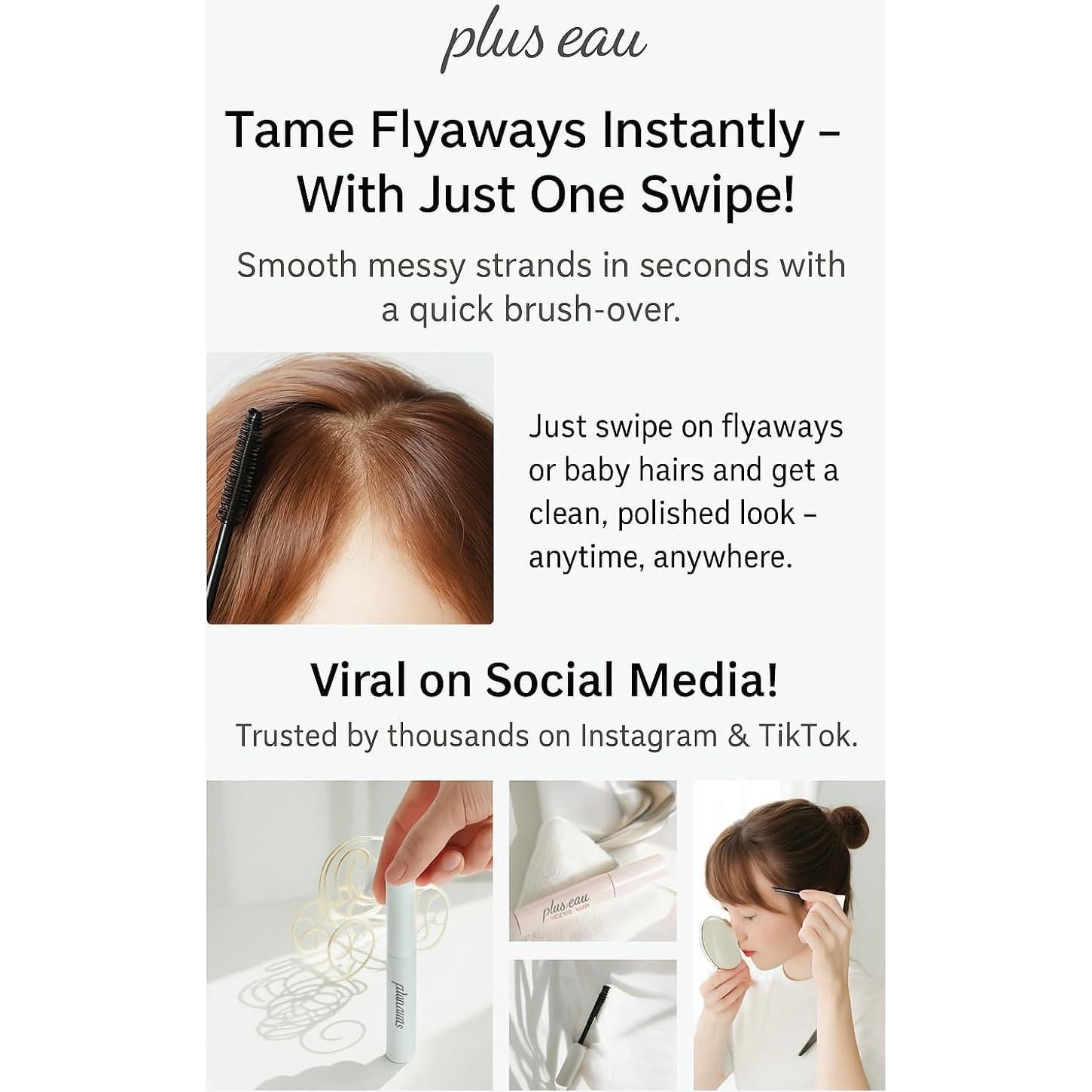 Stick para Terminar el Cabello TADA - 10ml, Fuerte Sujeción, Aroma Floral