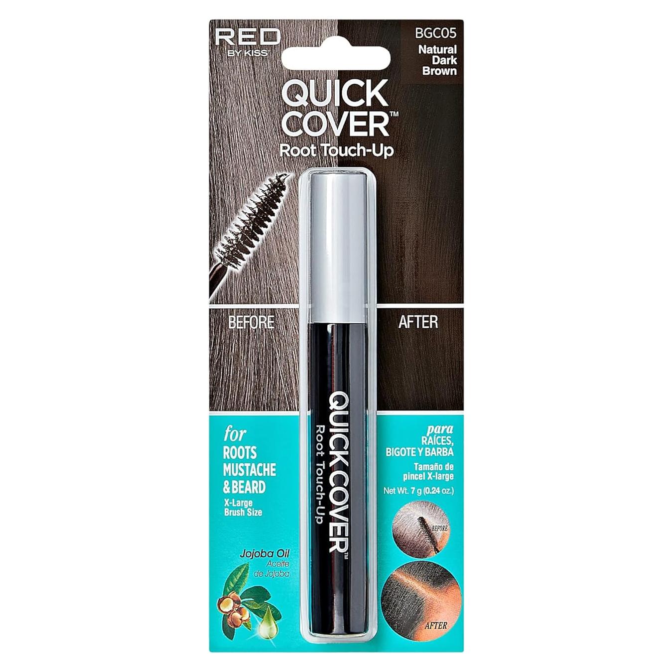 RED by KISS Retoque Rápido de Raíces Marrón Oscuro 60g