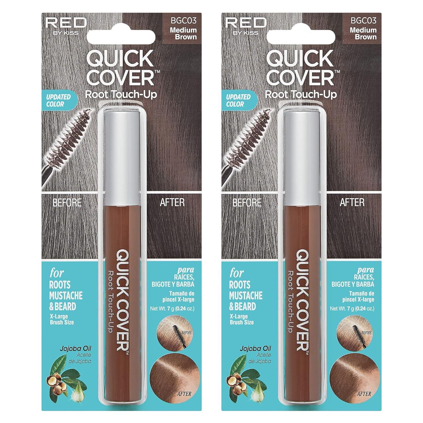 Retoque Rápido de Raíces RED by KISS - Marrón Medio - 59g