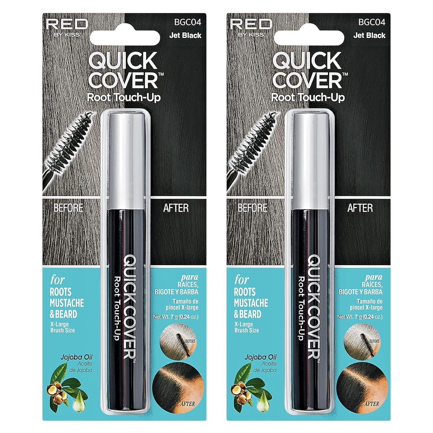 Retoque Rápido de Raíces RED by KISS - Negro Azabache 68g