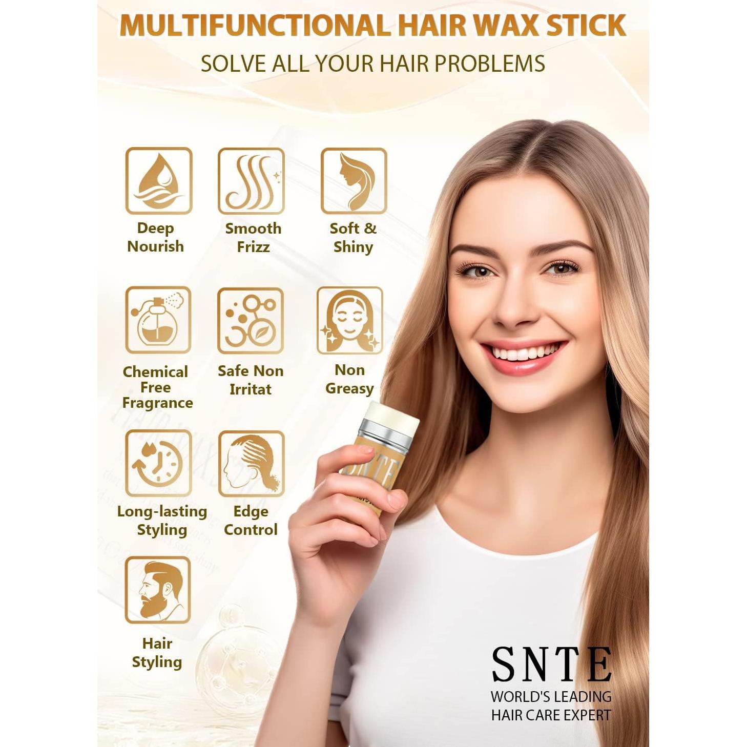 Barra de Cera para Cabello Samnyte - Estilo Duradero 99g