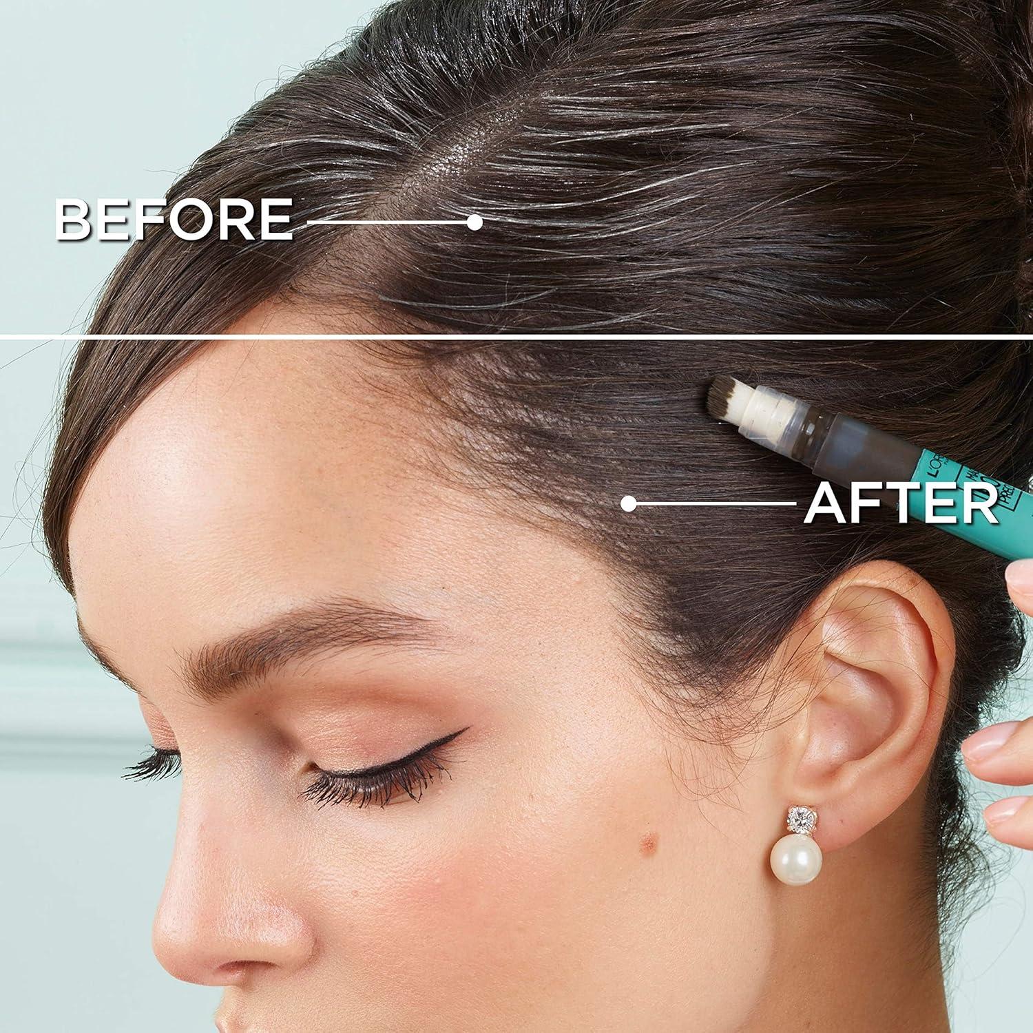 Corrector Temporal de Canas L'Oreal Paris 4 Marrón Oscuro 1.48 ml