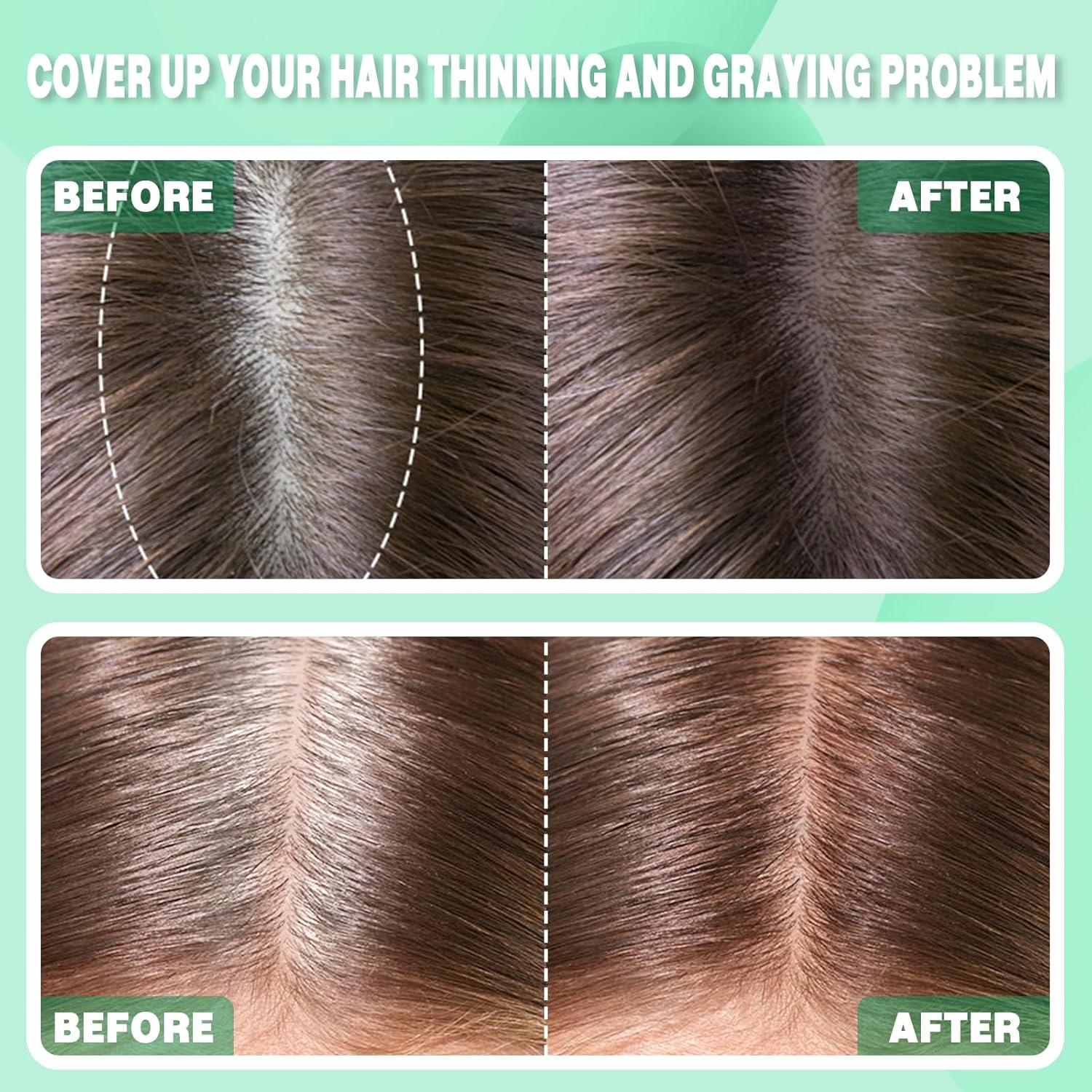 Retoque de Raíces Abomet 7 ML Marrón Medio - Cepillo 2 en 1