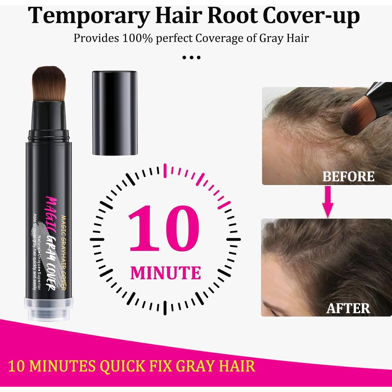 Tiza para Retoque de Raíces TBTFW 20ml Negro Oscuro