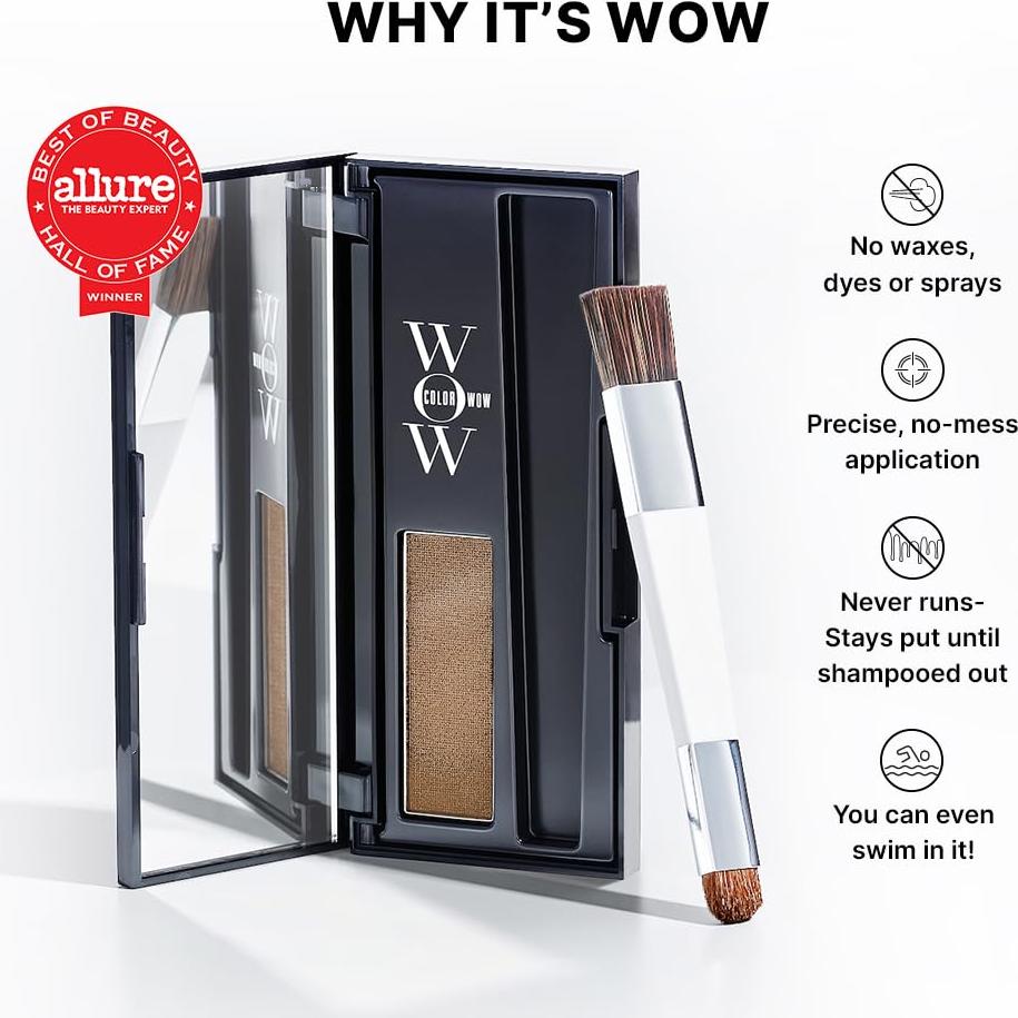 COLOR WOW Cubierta de Raíces Marrón Medio - Cobertura Canas