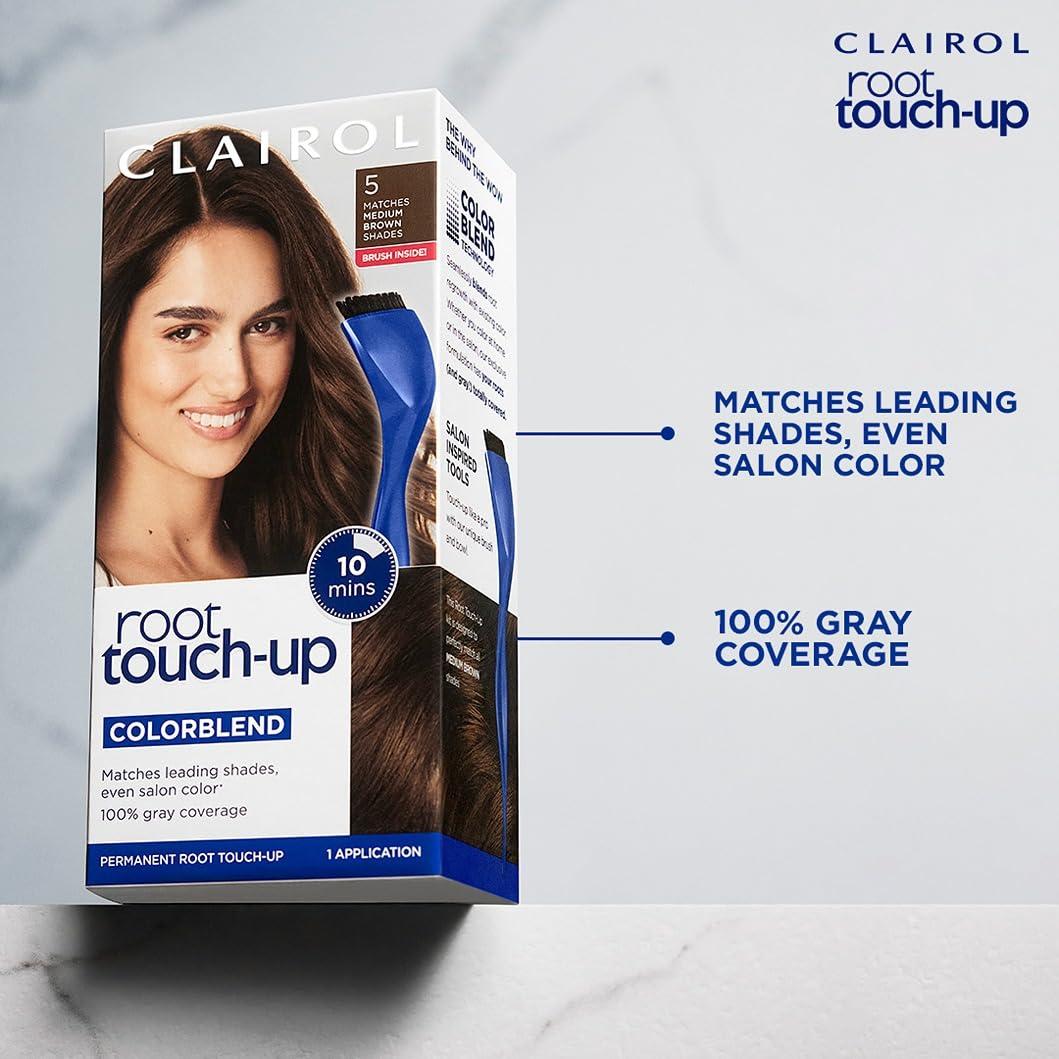 Clairol Root Touch-Up Tinte Permanente 5 Marrón Medio 32.5 ml