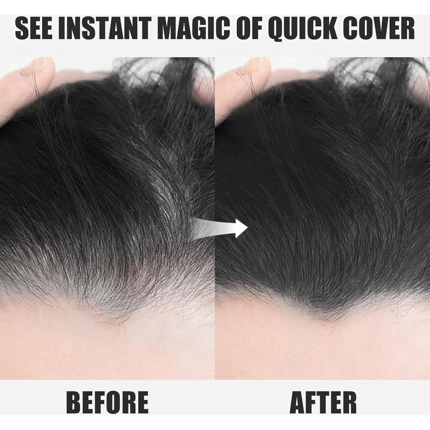 Tinte Corrector Raíces Cabello Canoso VOLLUCK 6.8 ml Marrón Claro