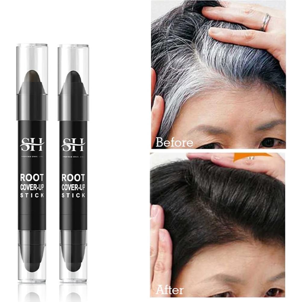 Tinte Retoque Gowwim Marrón Oscuro 13x2cm para Raíces y Canas