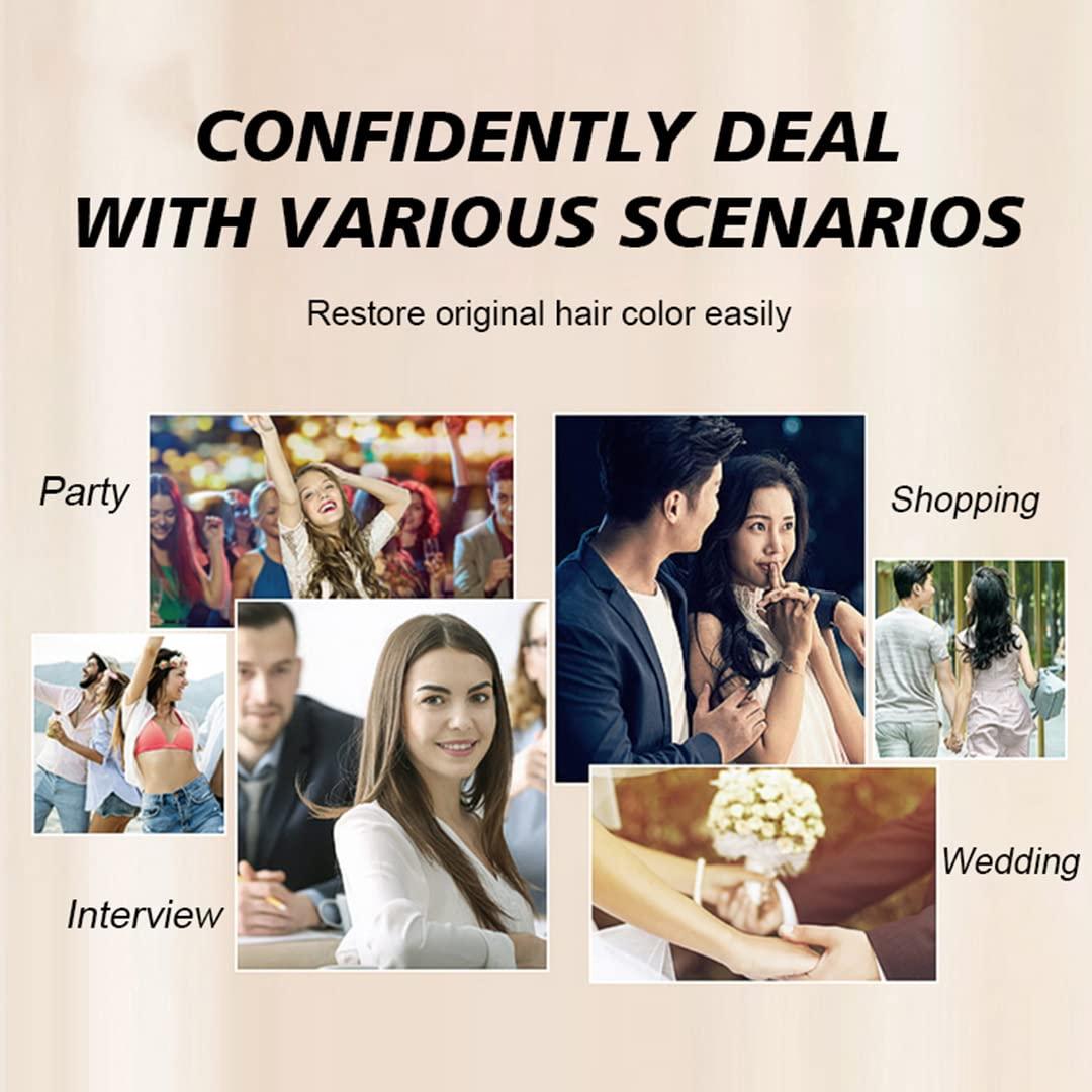 Tinte Retoque Gowwim Marrón Oscuro 13x2cm para Raíces y Canas