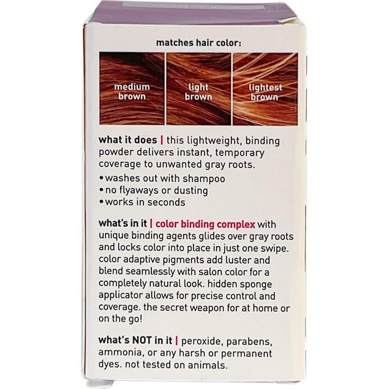 Polvo Retoque Raíces Style Edit Marrón Medio 0.13 oz