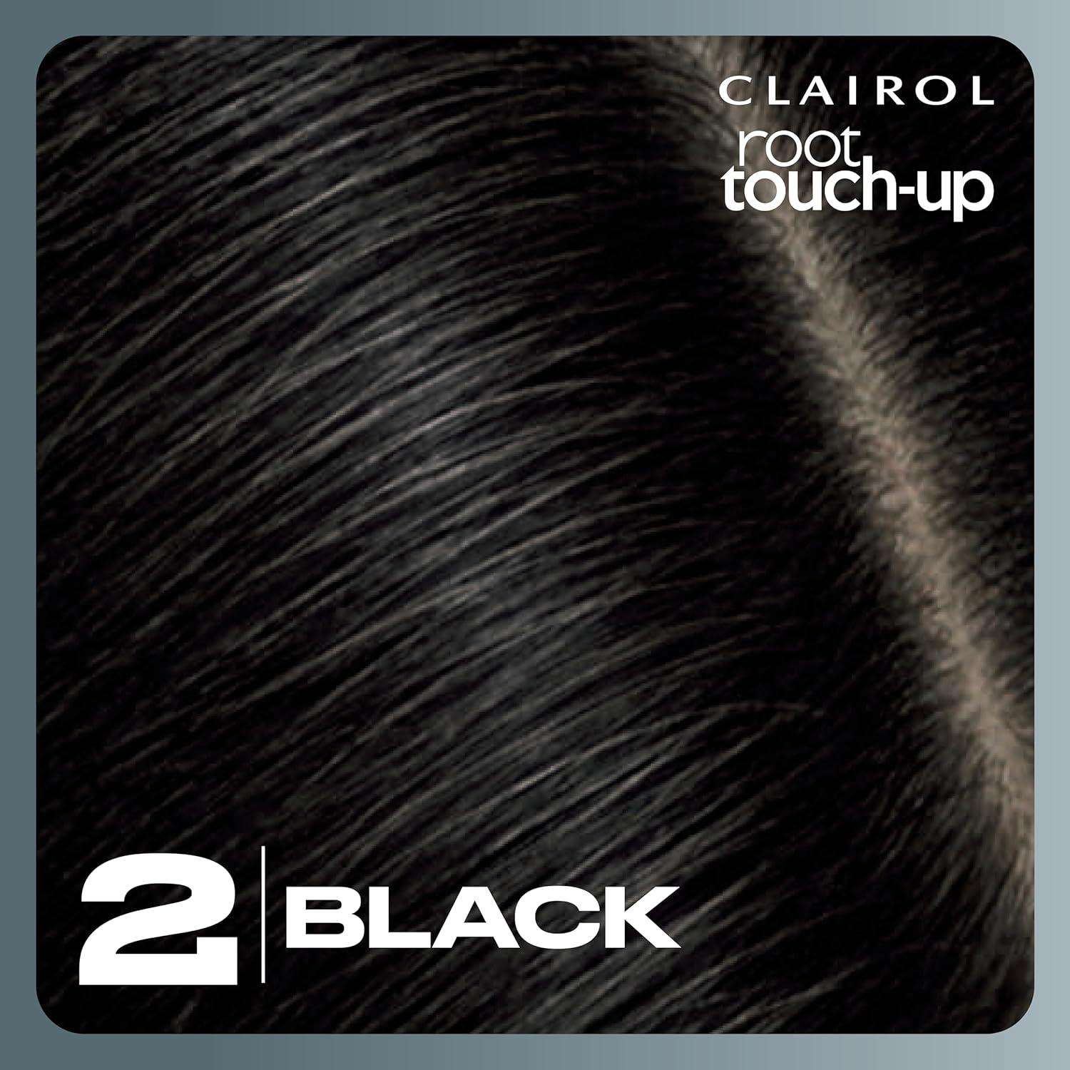 Tinte Permanente Clairol Touch-Up 2 Color Negro 32.5 ml x2