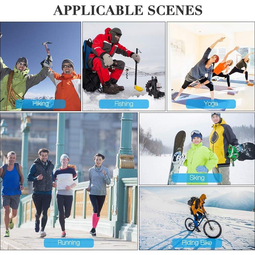 Banda Deportiva Unisex Komake para Correr y Yoga - Forro Polar