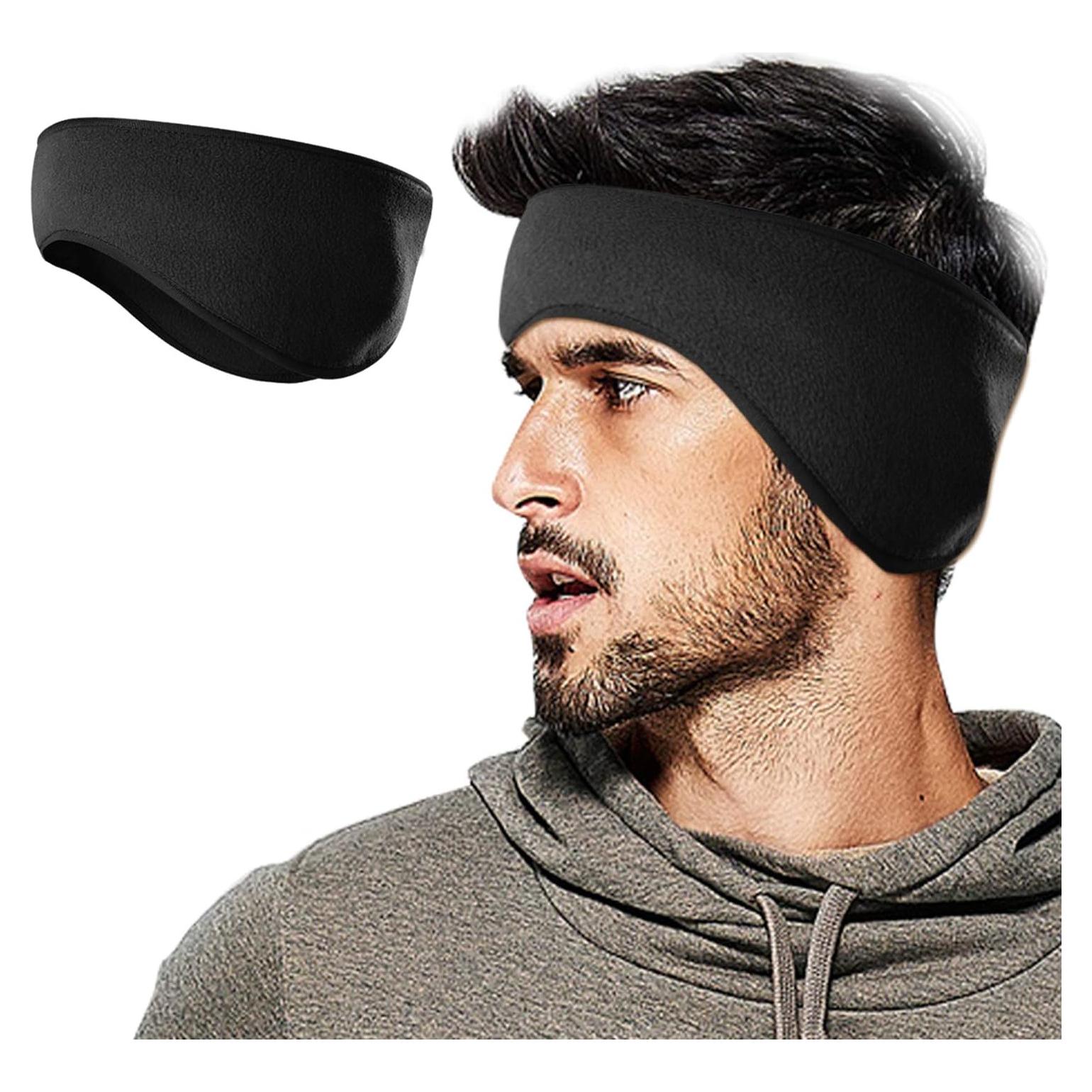 Calentadores de Oídos Lauzq de Forro Polar Térmico - Negro