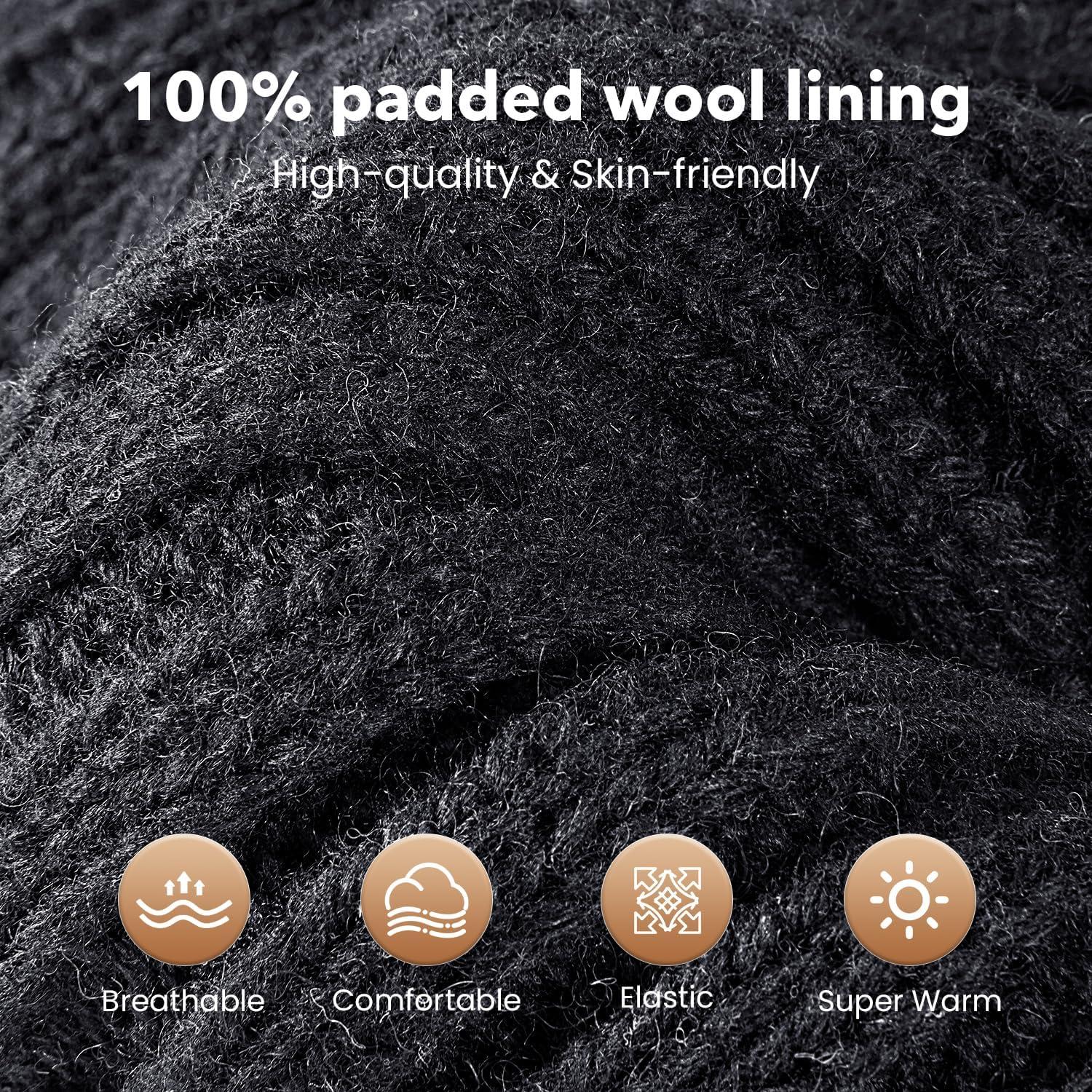 Diademas de Invierno para Mujeres - 3 Paquetes de Lana Tejida