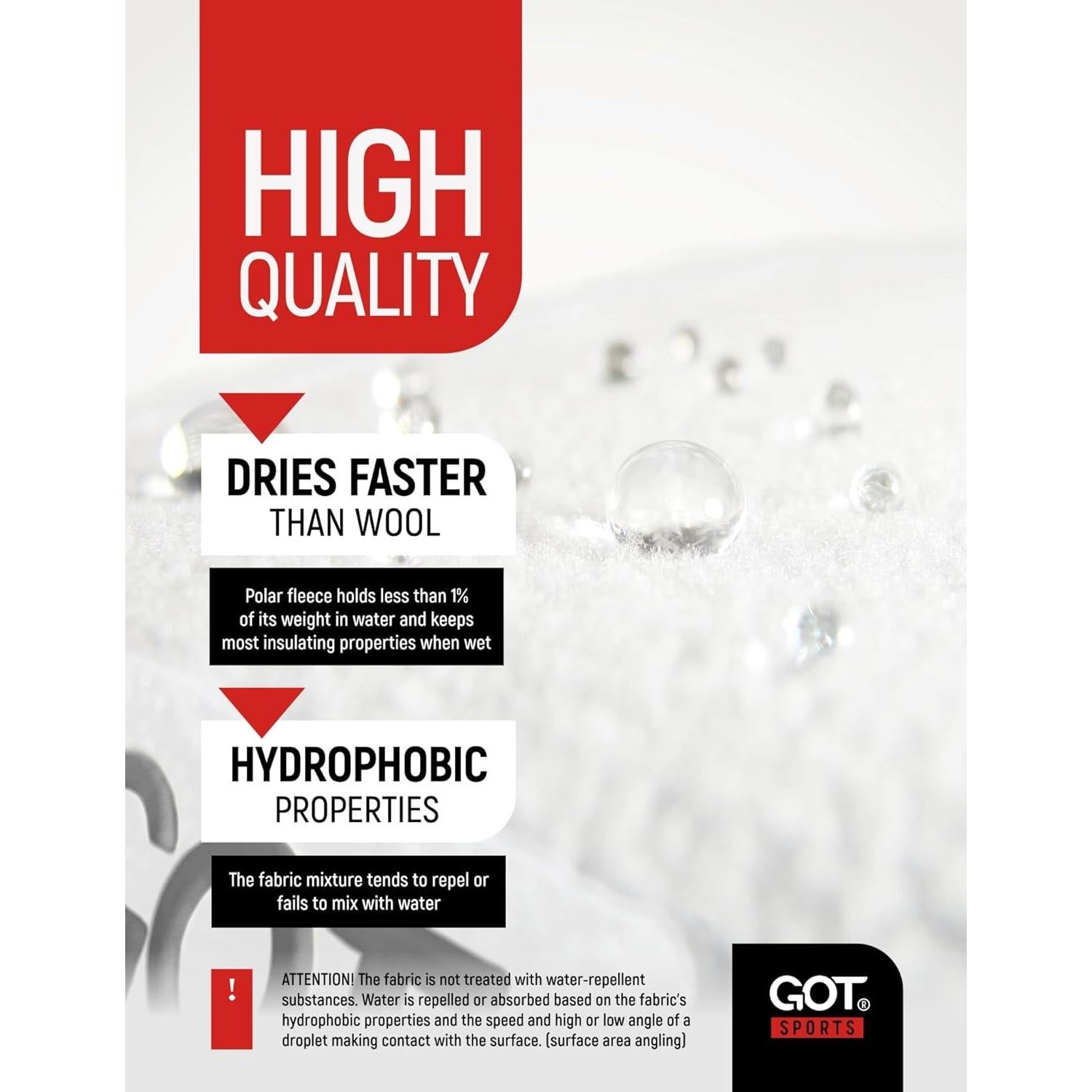 Banda Calentadora de Orejas GOT Sports para Mujeres - Forro Polar Blanco