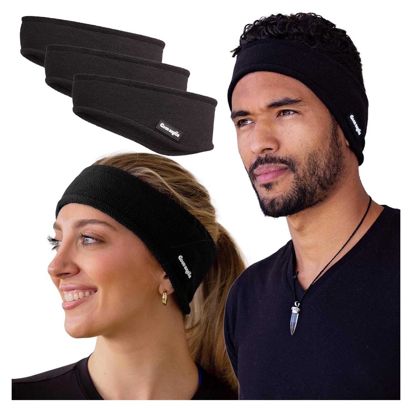 Diadema de Forro Polar Unisex Good Bands - Negro - Invierno