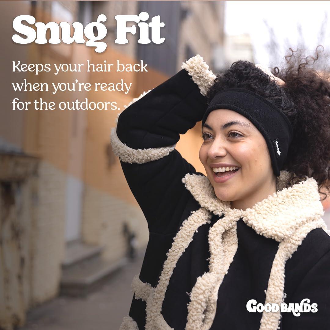 Diadema de Forro Polar Unisex Good Bands - Negro - Invierno