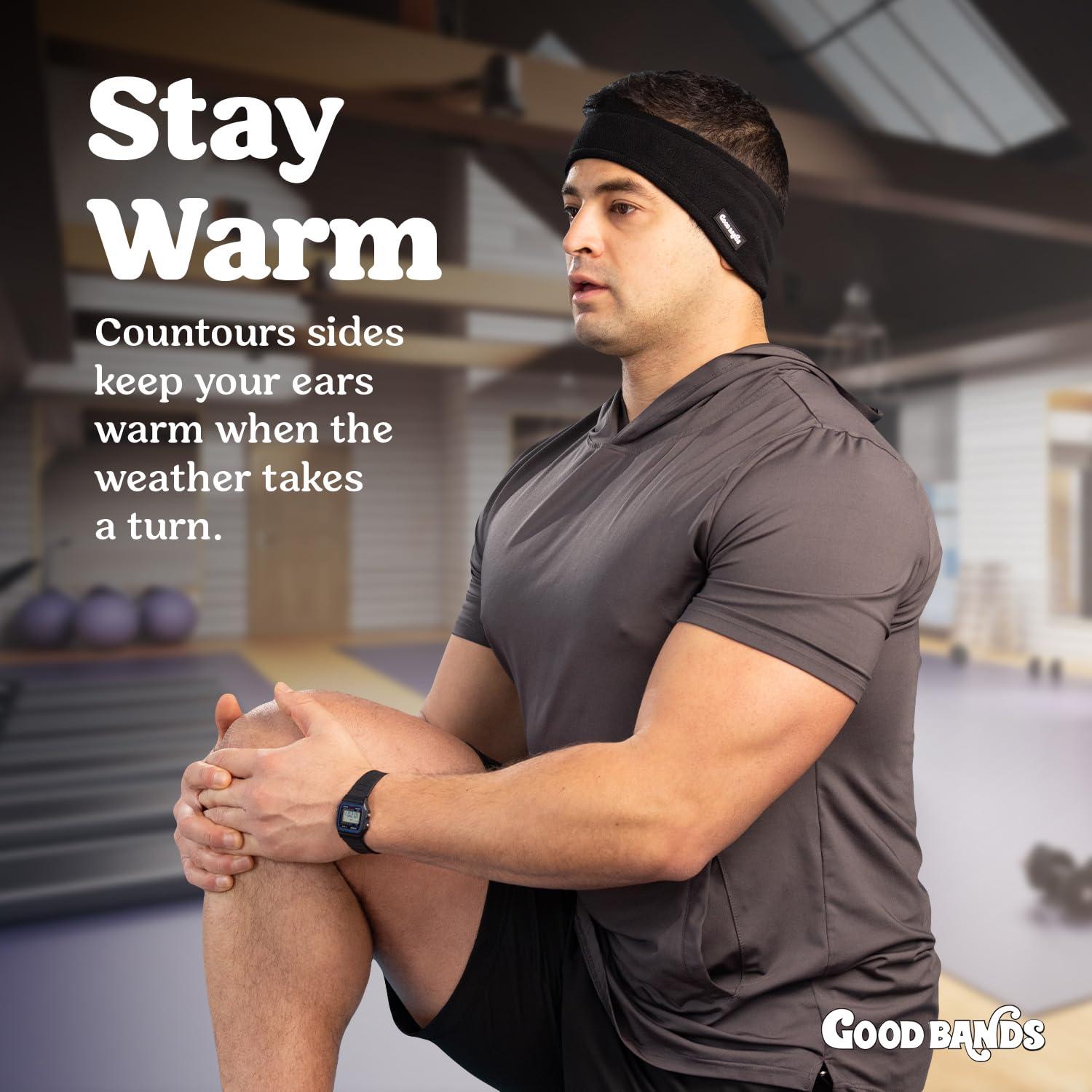 Diadema de Forro Polar Unisex Good Bands - Negro - Invierno