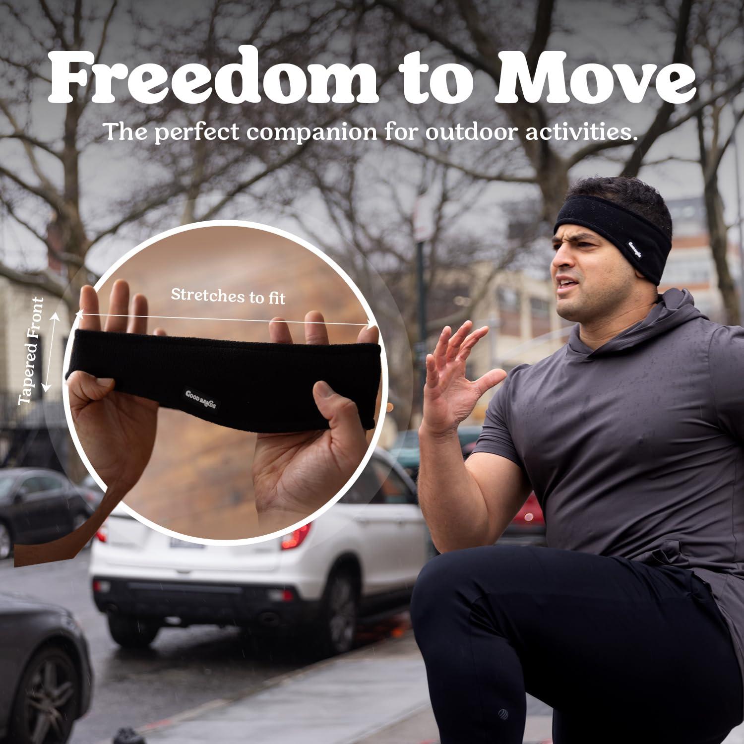 Diadema de Forro Polar Unisex Good Bands - Negro - Invierno