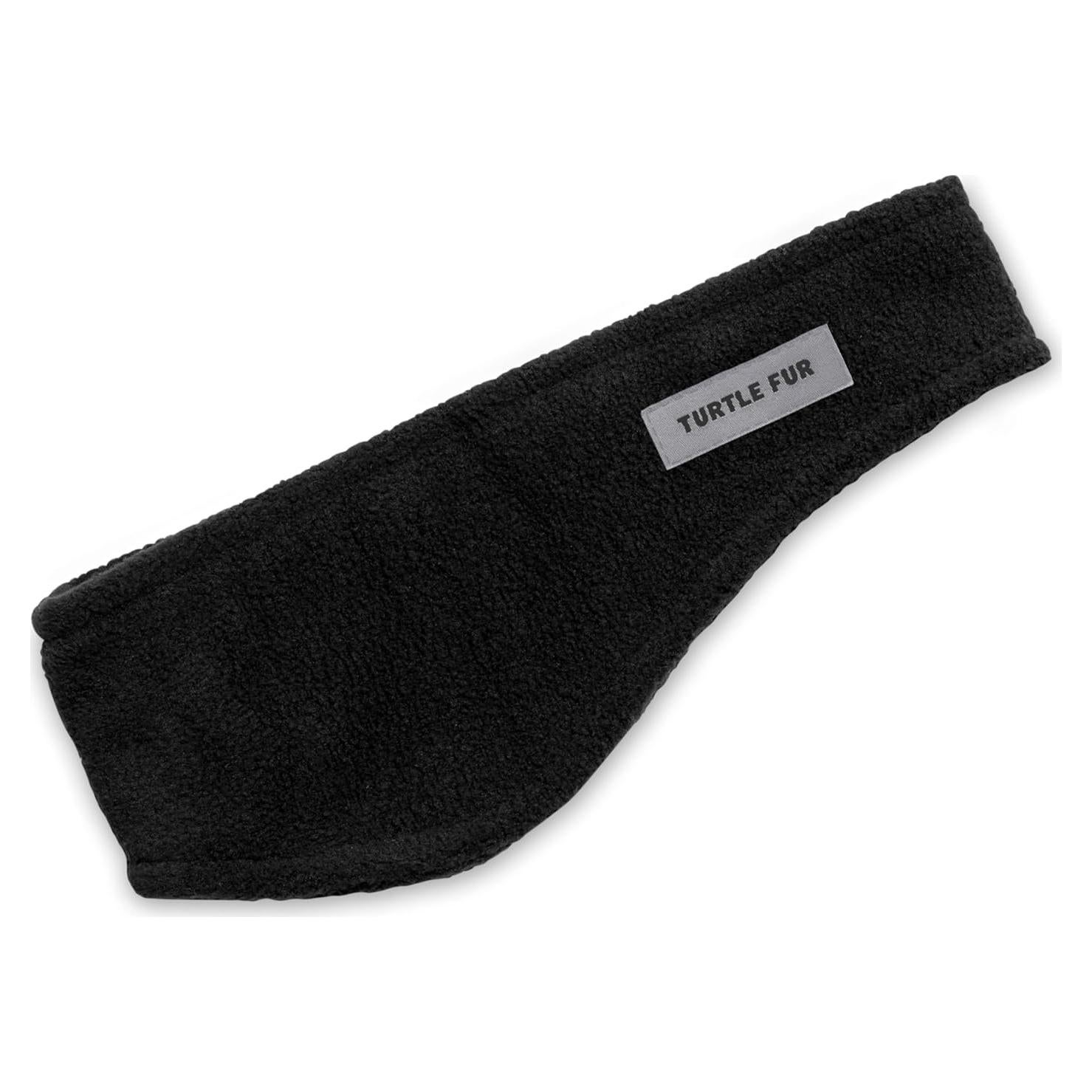 Banda Caliente para Cabeza Turtle Fur Negra - Doble Capa, Unisex