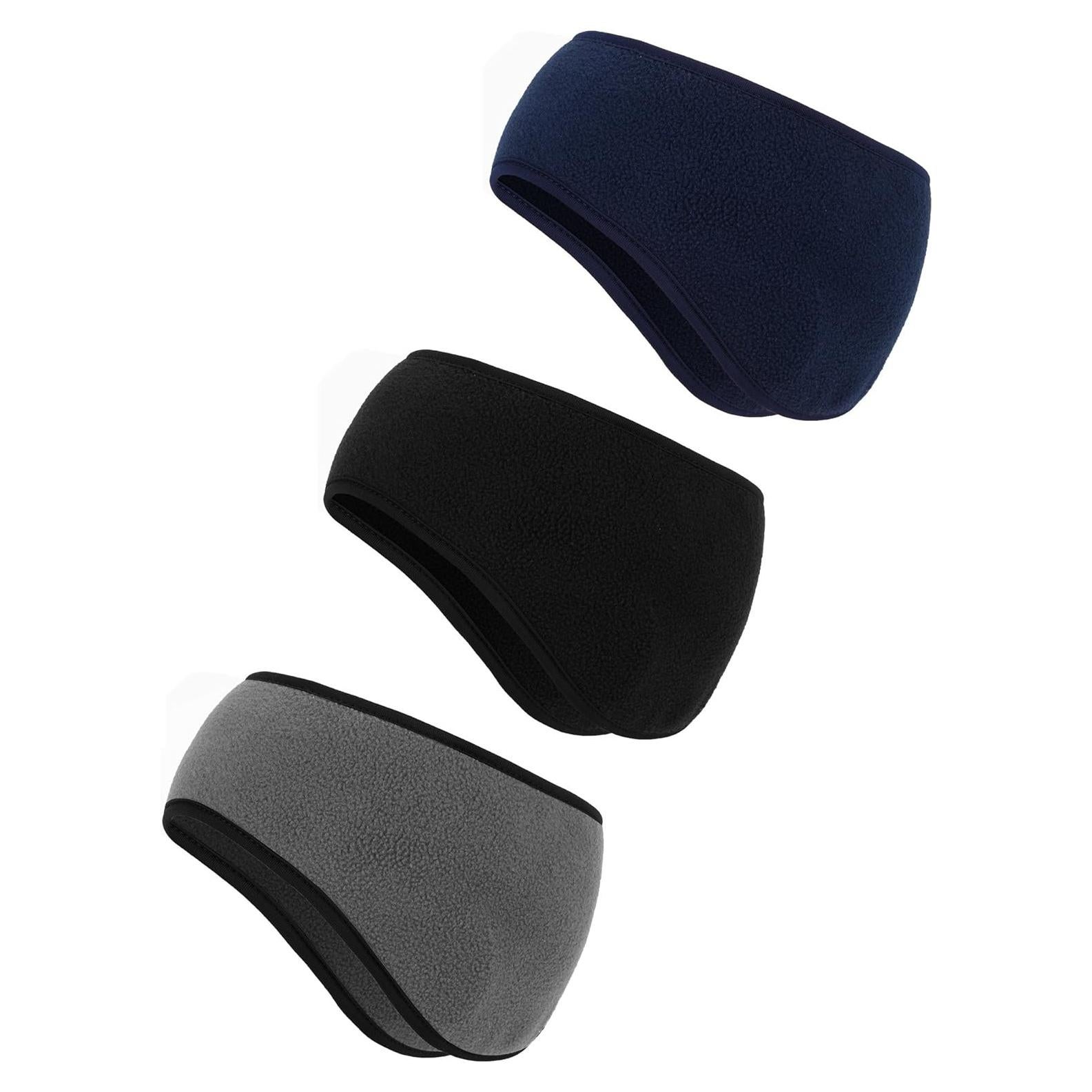 BBTO 3 Pcs Diademas de Forro Polar para Invierno Unisex