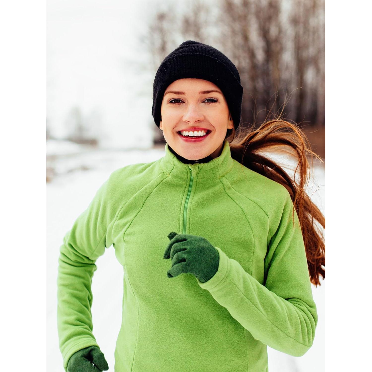 BBTO 3 Pcs Diademas de Forro Polar para Invierno Unisex