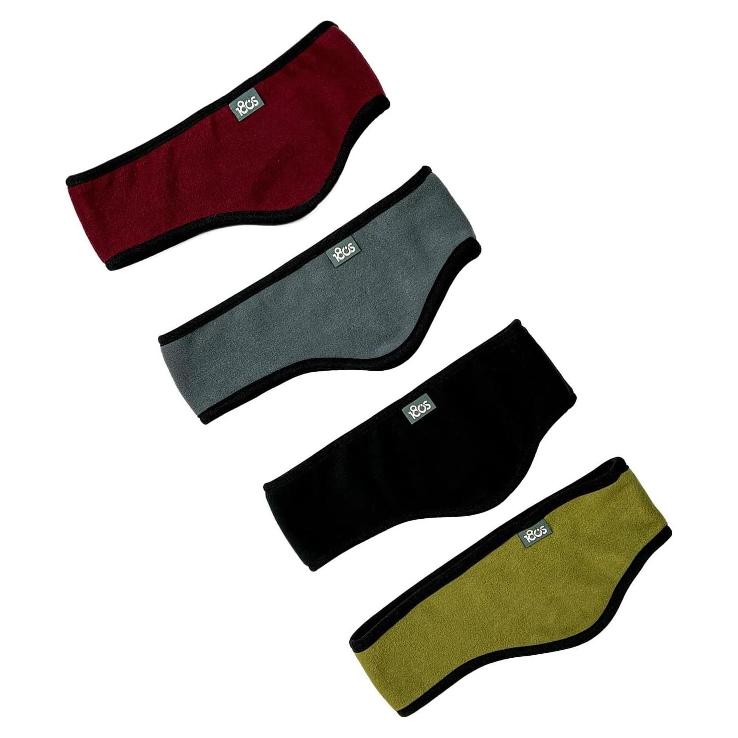 Cinta para la cabeza de forro polar 180s negra unisex