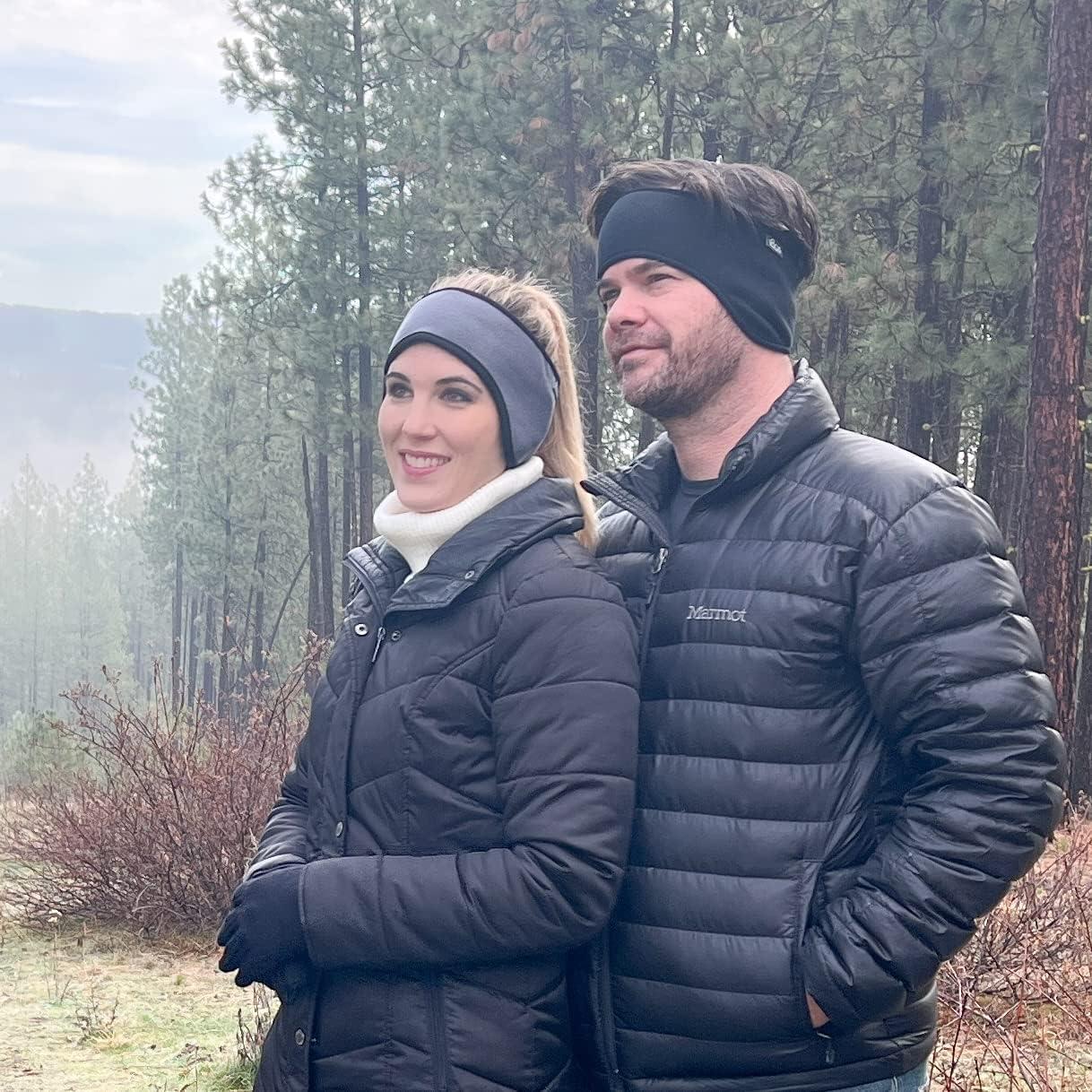 Cinta para la cabeza de forro polar 180s negra unisex