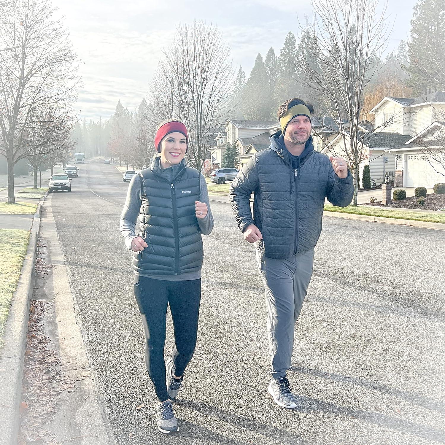 Cinta para la cabeza de forro polar 180s negra unisex