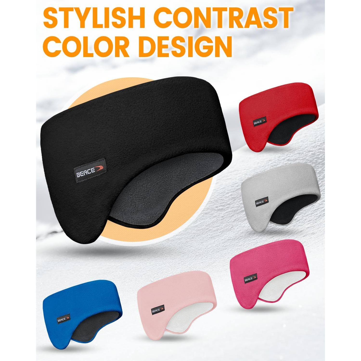 Calentadores de Oídos BEACE Doble Capa Forro Polar Unisex