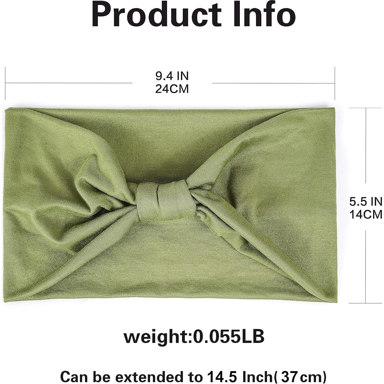 Diademas Anchas GILI 6 Piezas para Mujeres - Absorbentes y Elásticas