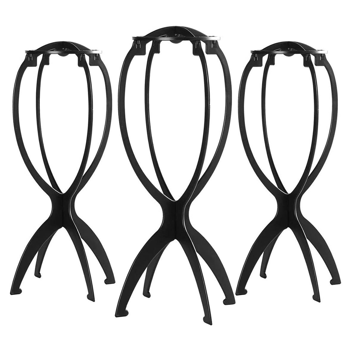 Soporte para Pelucas Dreamlover Negro 36 cm - Paquete de 3