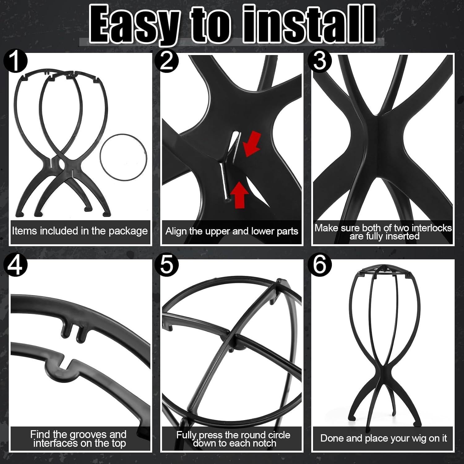 Soportes para Cabeza de Peluca ProSuites - Paquete de 2 Unidades