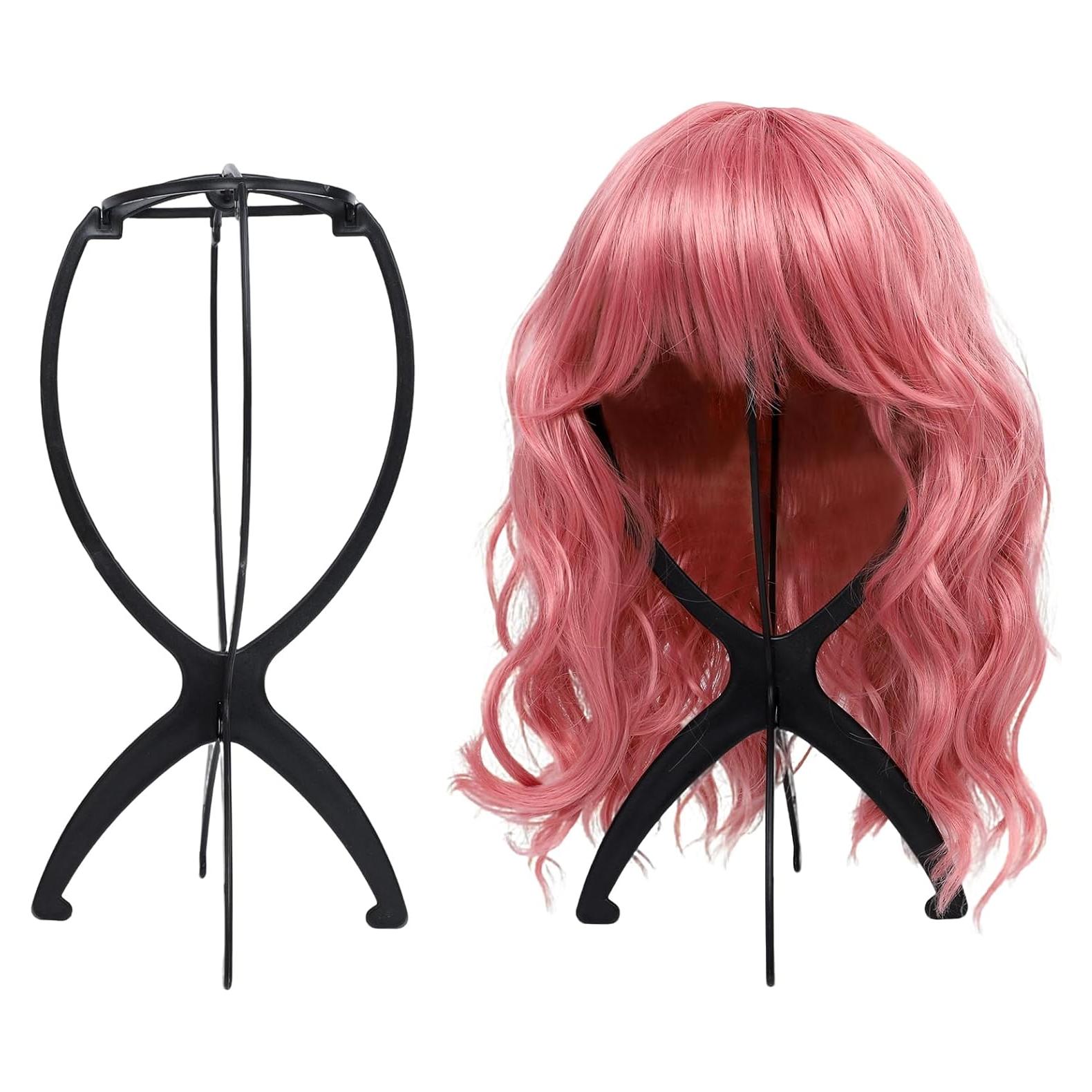 Soportes para Pelucas Seewaazee - Paquete de 2, 35 cm