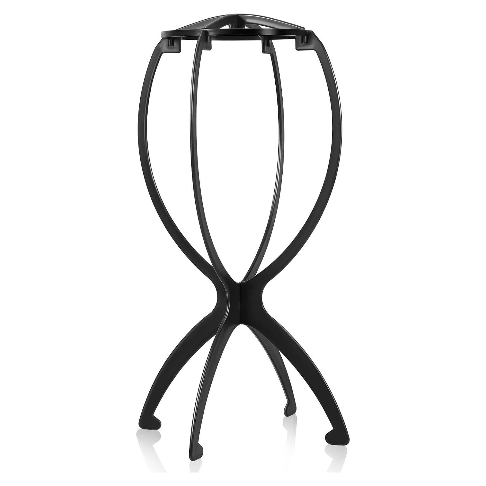 Soporte para Pelucas Obeoby Negro Plegable 35 cm