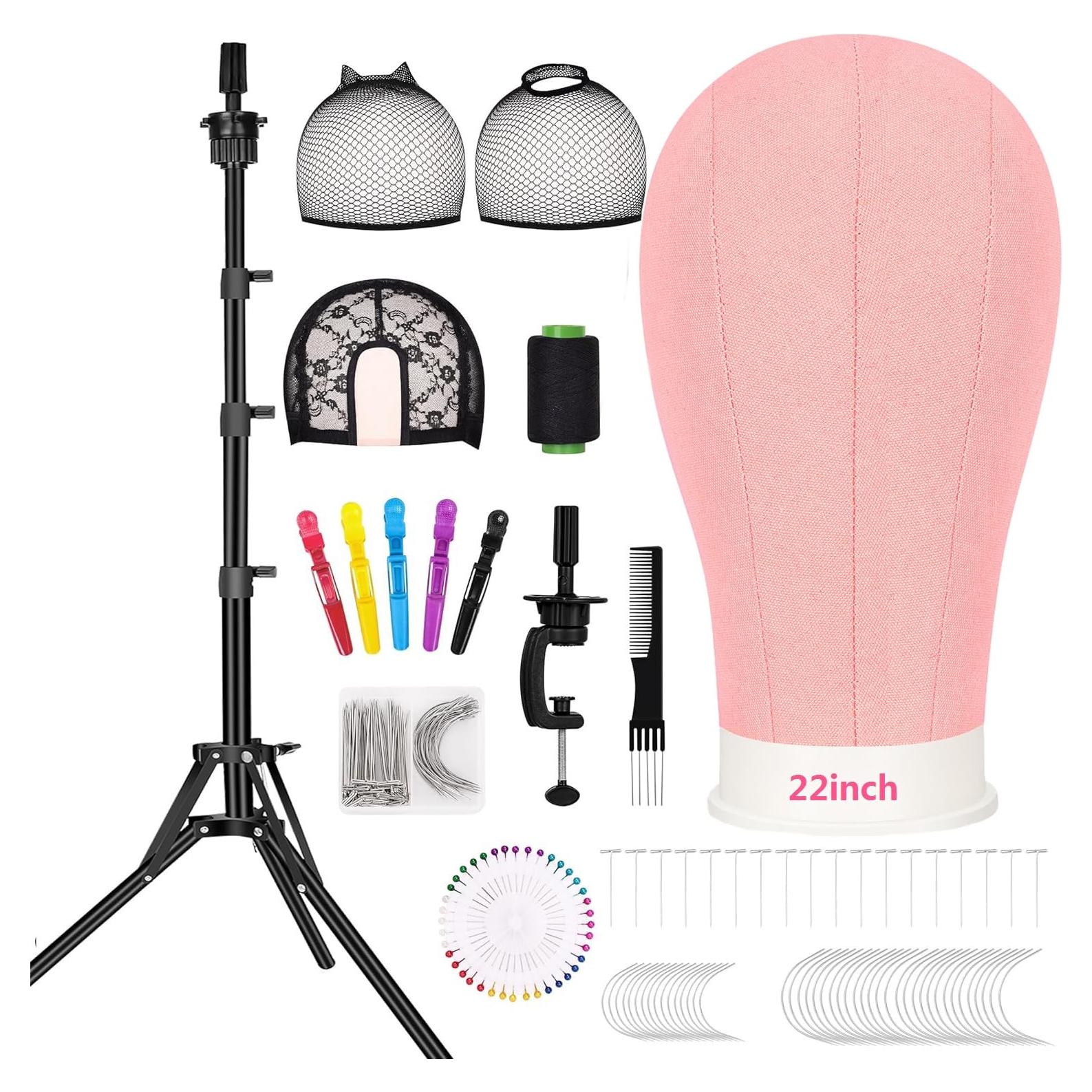 Soporte de Peluca Tripode Beauty Star 63" con Cabeza Lona 22"