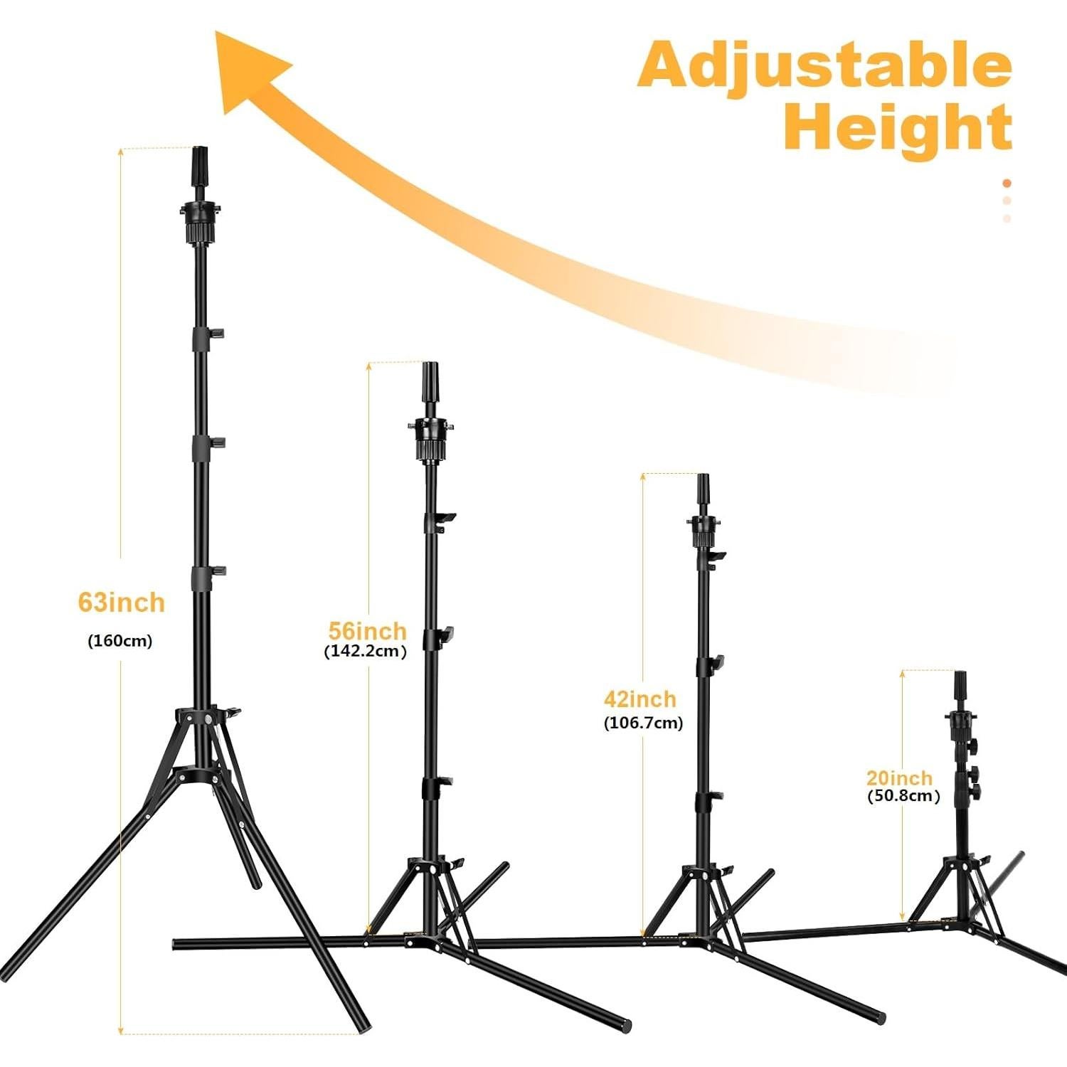 Soporte de Peluca Tripode Beauty Star 63" con Cabeza Lona 22"