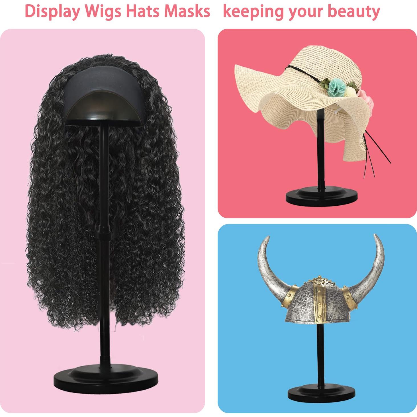 Soporte para Pelucas Ajustable WiZiWi - Antideslizante, 24.9-43.9 cm